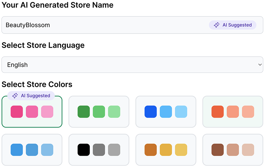 AI Shopify Store Builder